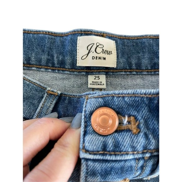 J Crew Button Front Denim Skirt Blue High Waist 25 AW324 Spring‎ 21 - Picture 5 of 11